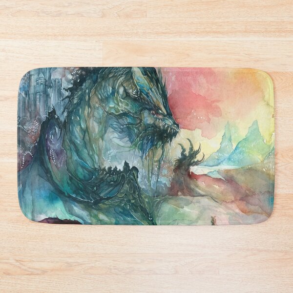 Item preview, Watercolour dragon designed and sold by wardddsm.