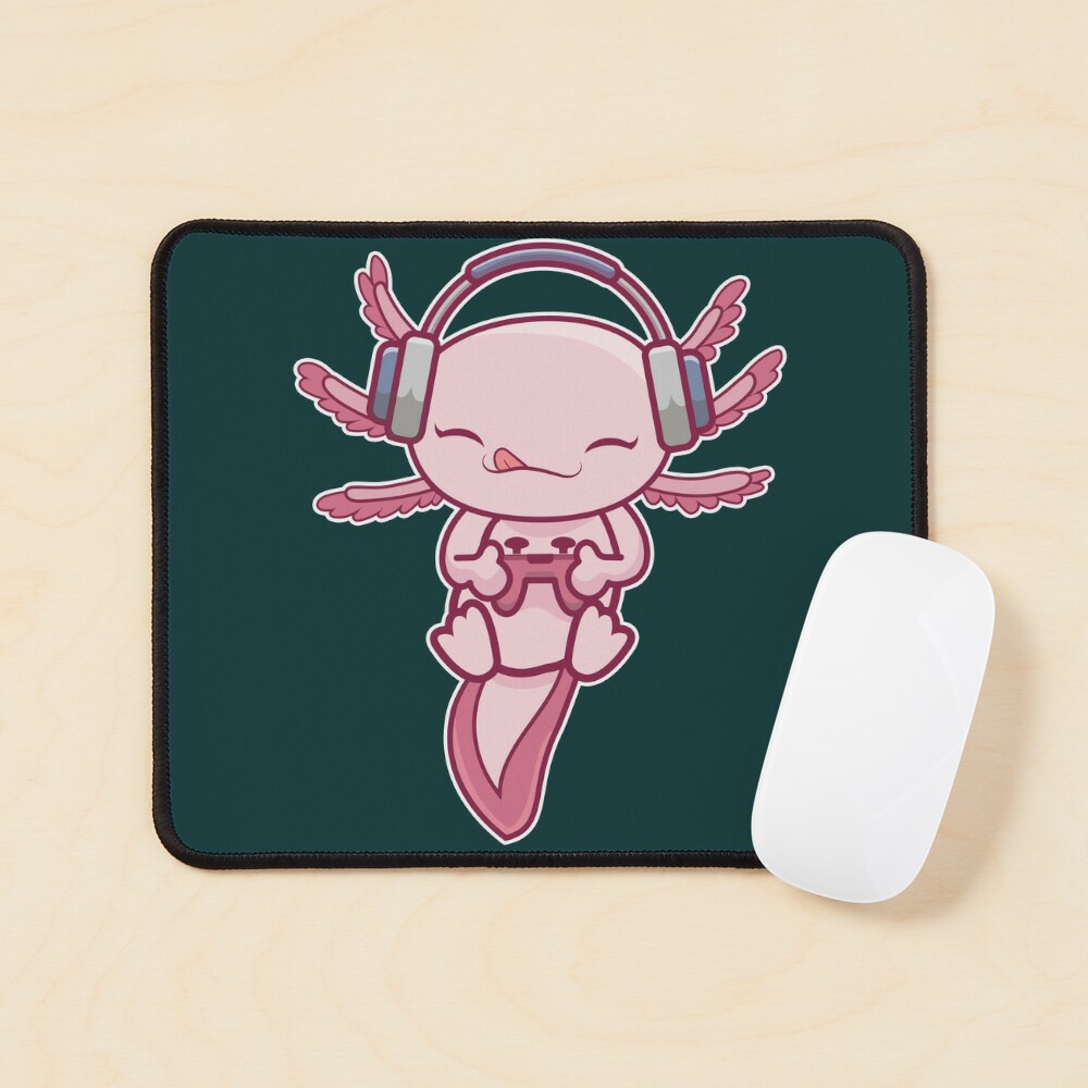 Cute Gaming Axolotl Video Game Computer Videogame PC Kawaii Anime Axolotl |  Photographic Print