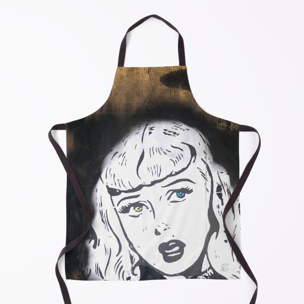 Item preview, UFO | Vintage girl | Mix media graffiti art | Pop art | Street-art aesthetics designed and sold by CiceroSpin.