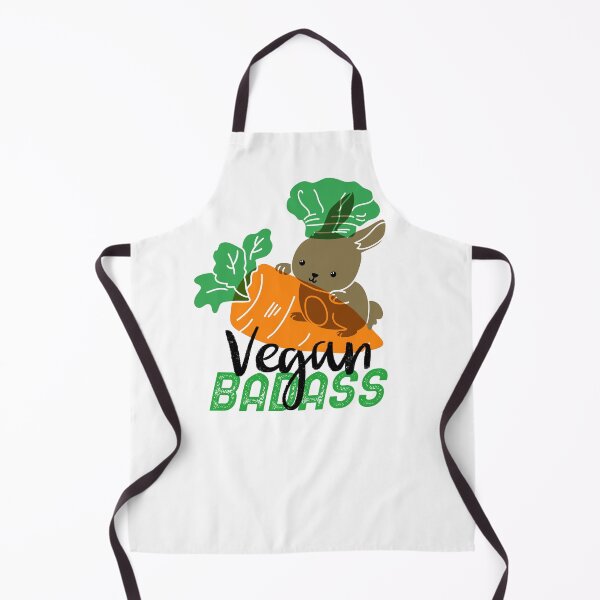 Item preview, Vegan Badass | Cute Bunny Veggie Eater | Fun Vegan Vegetarian designed and sold by DevlynnDesigns.