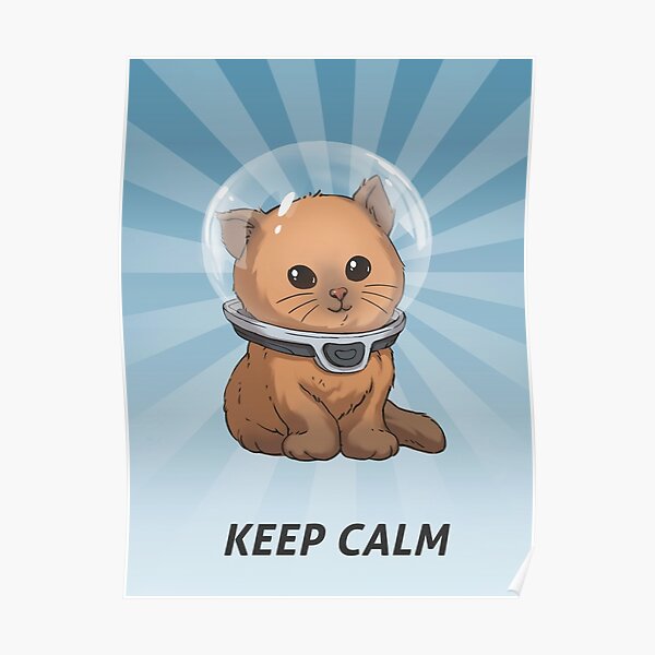 Keep Calm Kitty Poster