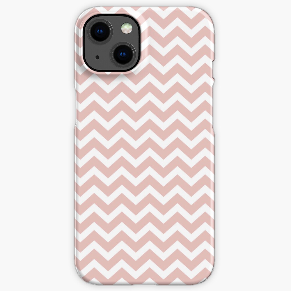 Simple Chevron-Blush Pink iPhone Case