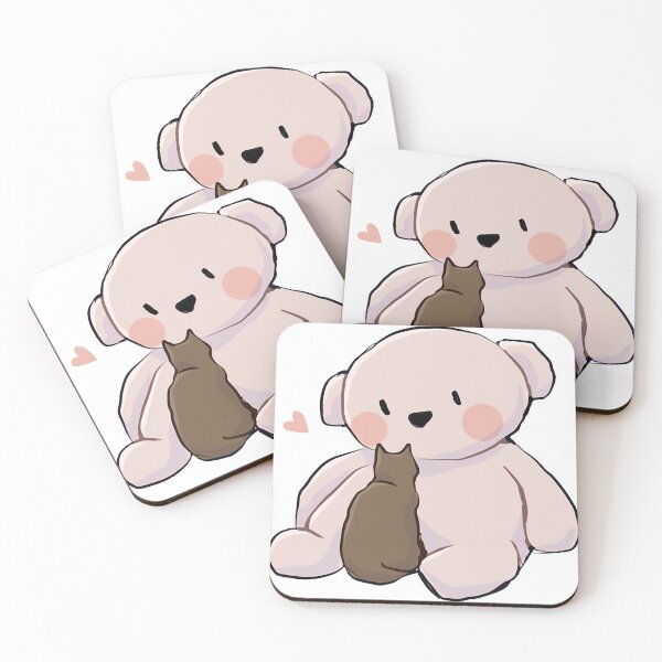 Item preview, cat and teddy bear designed and sold by DuaneSloth34.