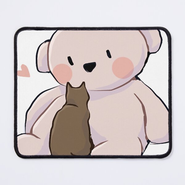 Item preview, cat and teddy bear designed and sold by DuaneSloth34.