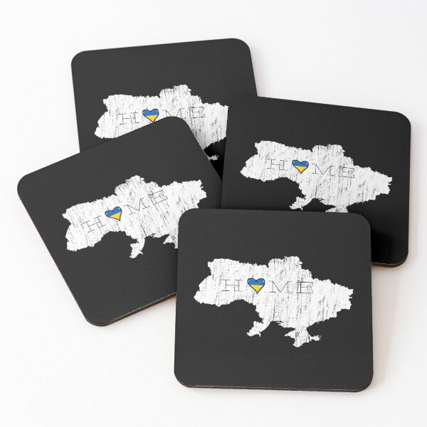 Item preview, Ukrainian Home Is Where the Heart Is Distressed Map designed and sold by Aide.