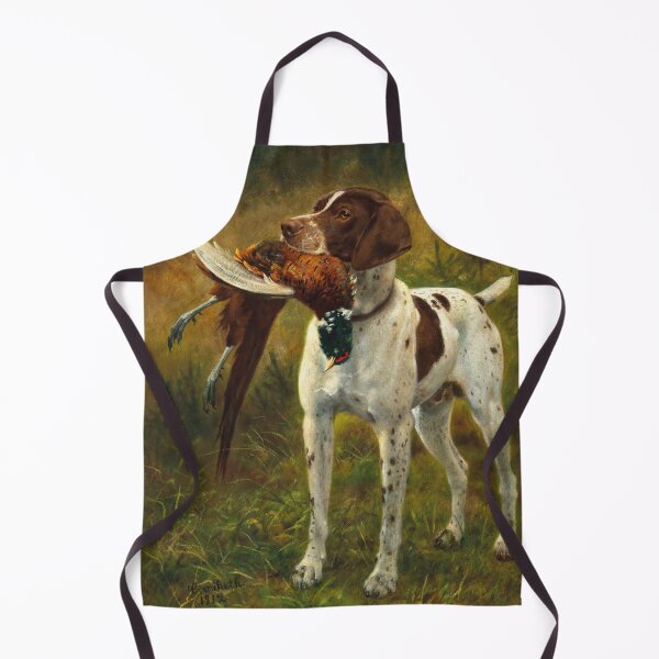 Item preview, A Hunting Dog with a Pheasant | Caspar von Reth | 1912 Hunting Animal Print designed and sold by CJET.