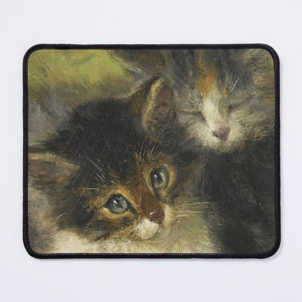 Item preview, Two Kittens | Henriëtte Ronner-Knip | 1894 Cat Kitten Print designed and sold by CJET.