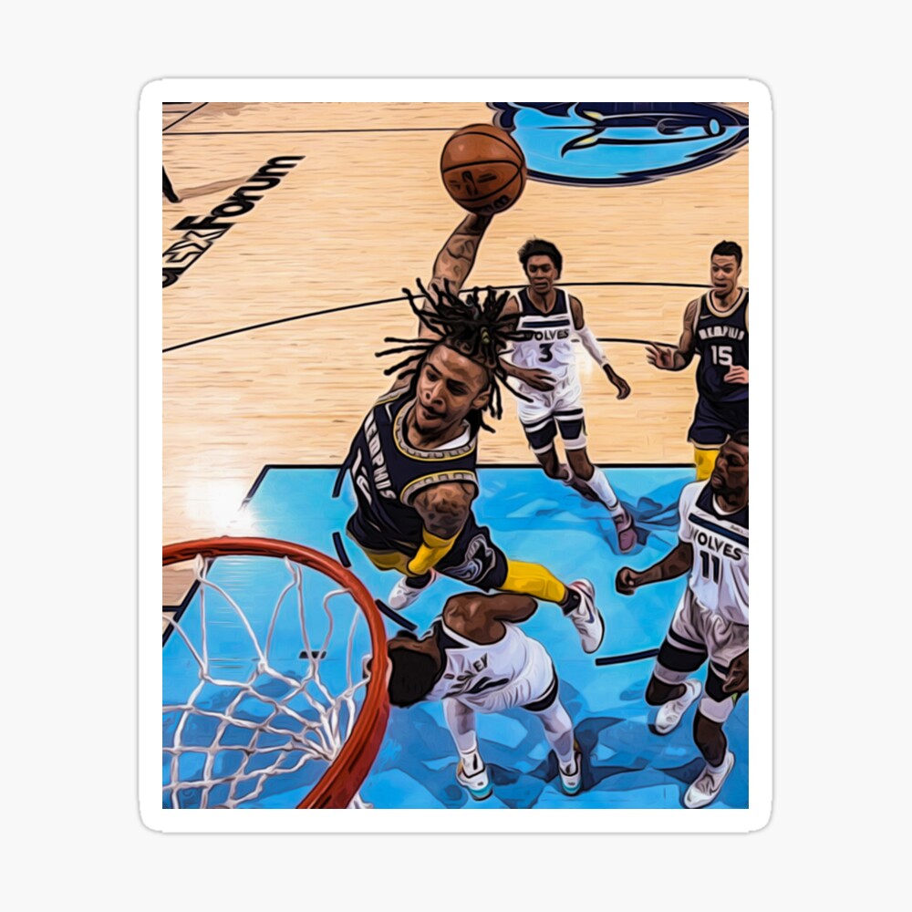 Ja Morant Best Dunk in the Playoffs iPhone Case