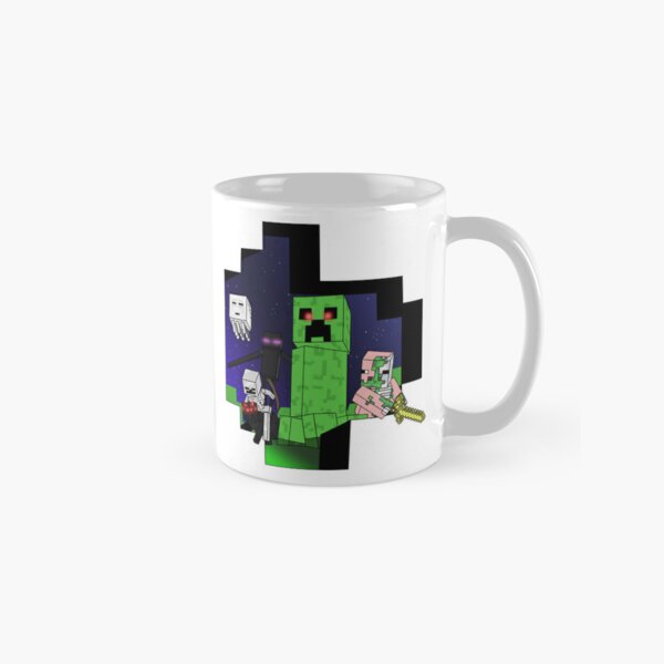 Minecraft Enderman Eyes Black Mug