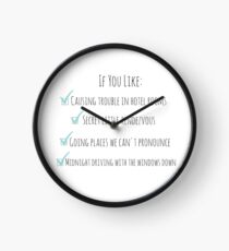Perfect One Direction Clock