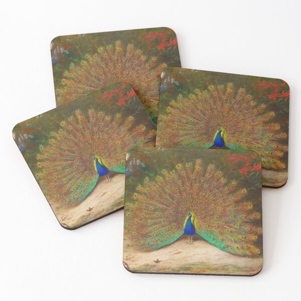 Item preview, Peacock and Butterfly | Archibald Thorburn | 1917 Animal Print designed and sold by CJET.