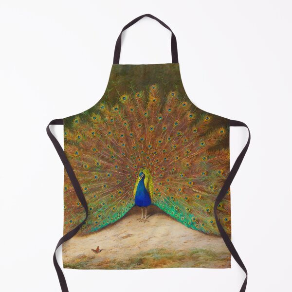 Item preview, Peacock and Butterfly | Archibald Thorburn | 1917 Animal Print designed and sold by CJET.