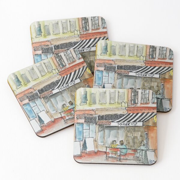 Item preview, Composition in Orange with Awning designed and sold by Robert Holewinski.