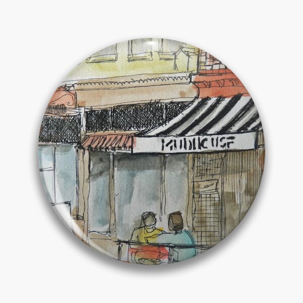 Item preview, Composition in Orange with Awning designed and sold by Robert Holewinski.