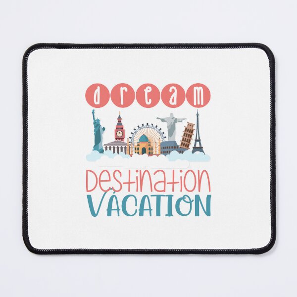 Item preview, Dream Destination Vacation - On Turquoise designed and sold by PawsitiveMum.