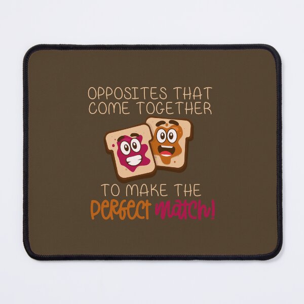 Item preview, Opposites That Come Together to Make the Perfect Match! (on Brown) designed and sold by PawsitiveMum.