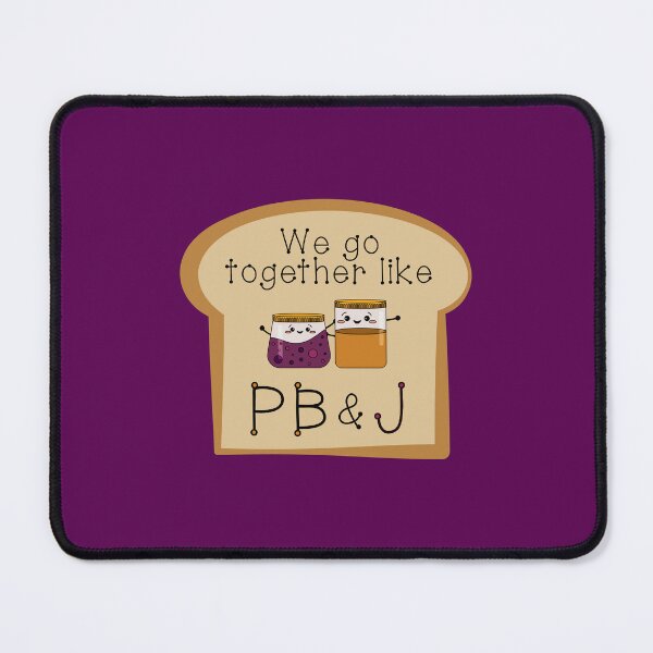 Item preview, We Go Together Like PB & J! (On Jelly Purple) designed and sold by PawsitiveMum.