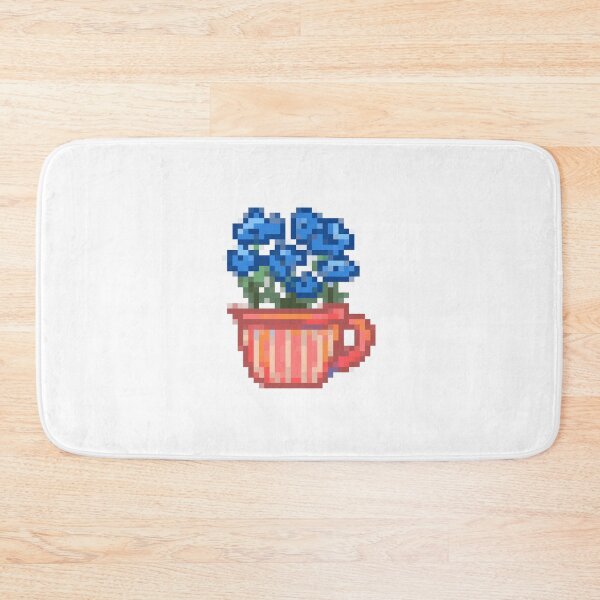 Item preview, cute flower pixel art designed and sold by HibiscusHeron.