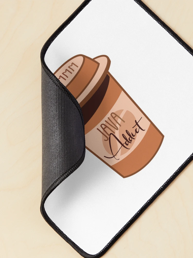 Thumbnail 2 of 5, Mouse Pad, Java Addict! designed and sold by PawsitiveMum.