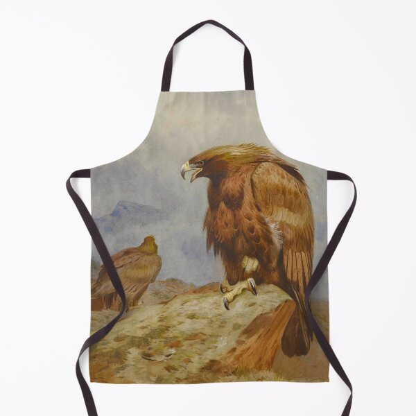Item preview, Pair of Golden Eagles | Archibald Thorburn | 1899 Nature Print designed and sold by CJET.