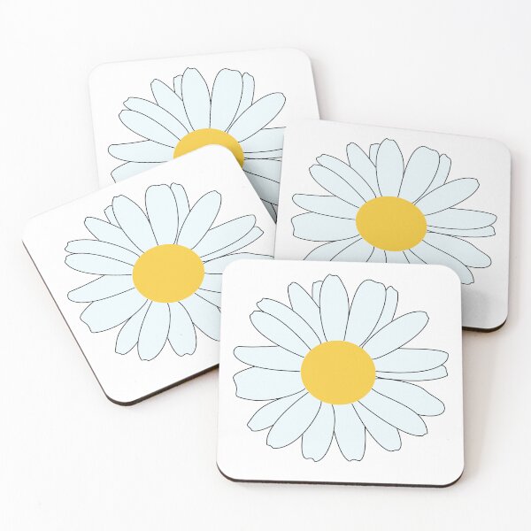 Item preview, WHITE DAISY - SIMPLE CUTE FLOWERS DRAWING designed and sold by Lu7u.