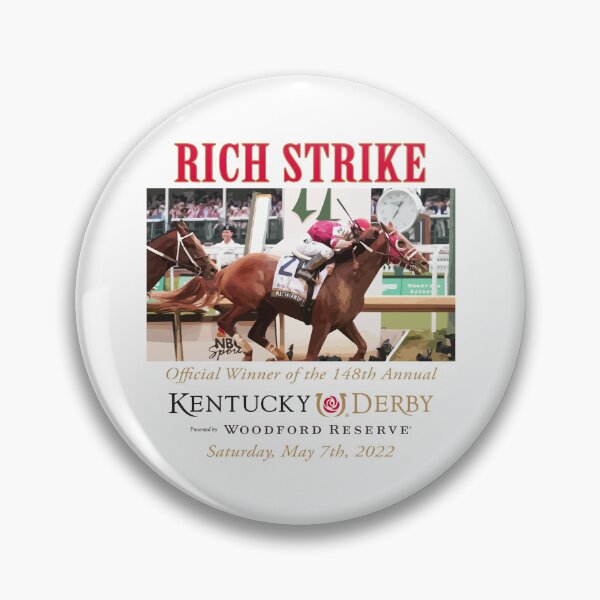Item preview, Rich Strike - 2022 Kentucky Derby Winner - Classic Horseracing designed and sold by TrillheadsStore.