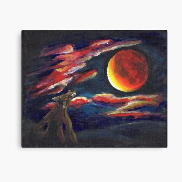 Blood Moon Canvas Print