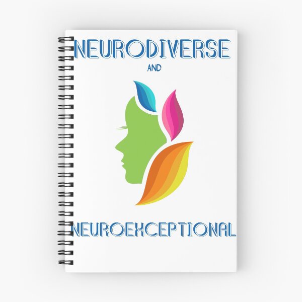 Item preview, NEURODIVERSE and NEUROEXCEPTIONAL  designed and sold by AUTISM ODYSSEYS.