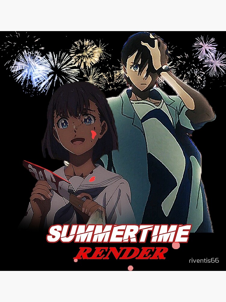 Summertime Render anime Sticker for Sale by darkerart