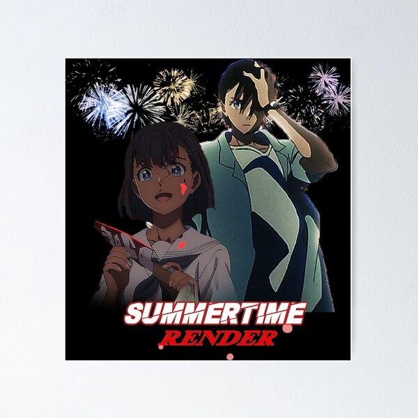 Summertime Renderização Anime Poster Arte Da Parede Impressões Em