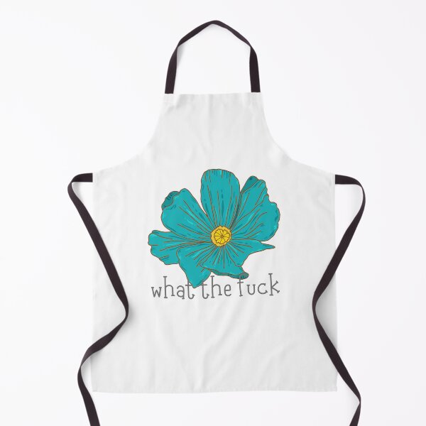 Item preview, What The Fuck | WTF | Blue Flower designed and sold by The Misadventures of Jo.
