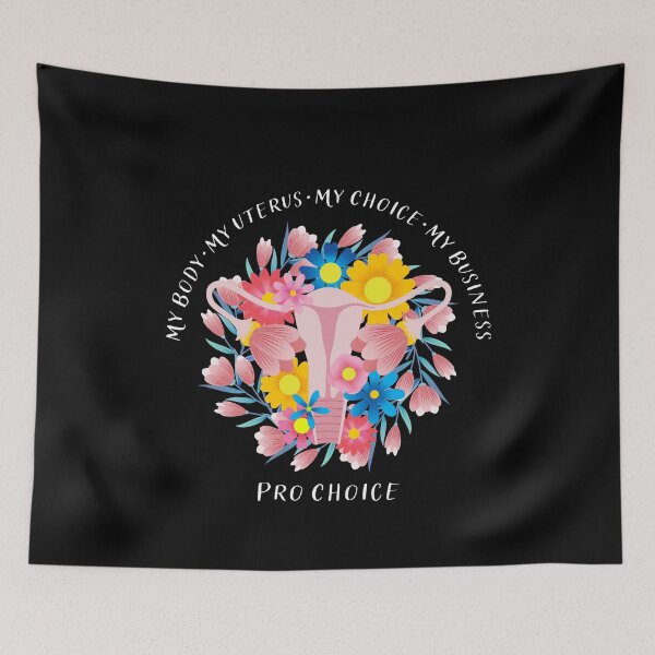 Item preview, My Body My Uterus My Choice My Business Pro Choice Feminist designed and sold by sundae-artisan.