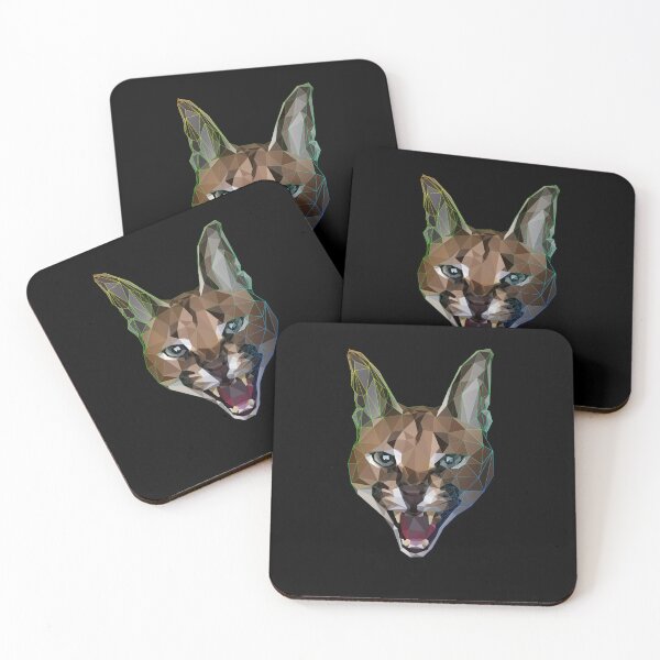 Item preview, Caracal cat on lowpoly designed and sold by Sevin Yoga Nurcahyono.