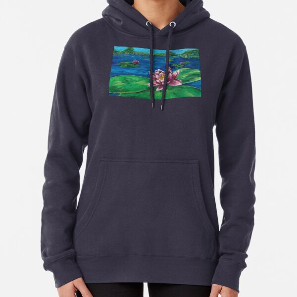Water Lillies Pullover Hoodie