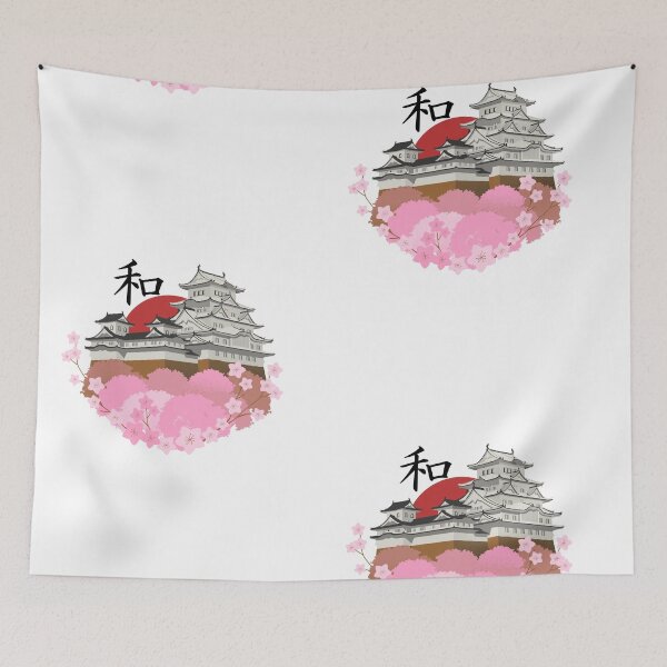 Item preview, Pagoda cherry blossom design designed and sold by jpn insprd.