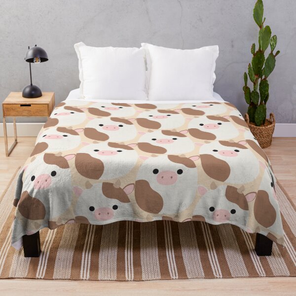 Ronnie the Cow Squishmallow Throw Blanket