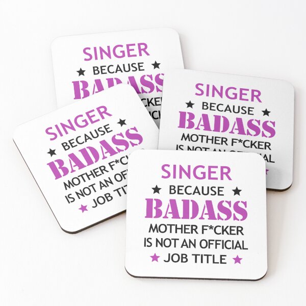 Item preview, Singer Badass Funny Birthday Christmas designed and sold by DarronNiles.