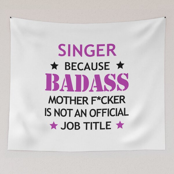 Item preview, Singer Badass Funny Birthday Christmas designed and sold by DarronNiles.
