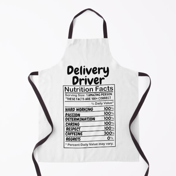 Item preview, Delivery Driver Nutrition Facts | Delivery Driver Appreciation designed and sold by deliverylife.