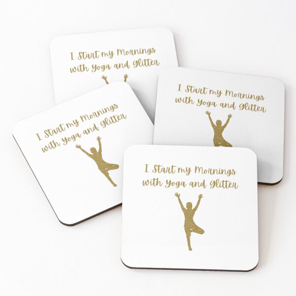 Item preview, Yoga and Glitter designed and sold by Poetic Patterns Studio.