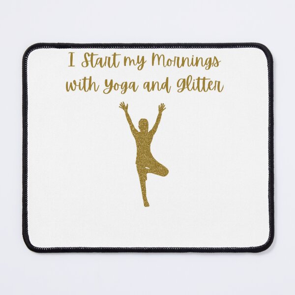 Item preview, Yoga and Glitter designed and sold by Poetic Patterns Studio.