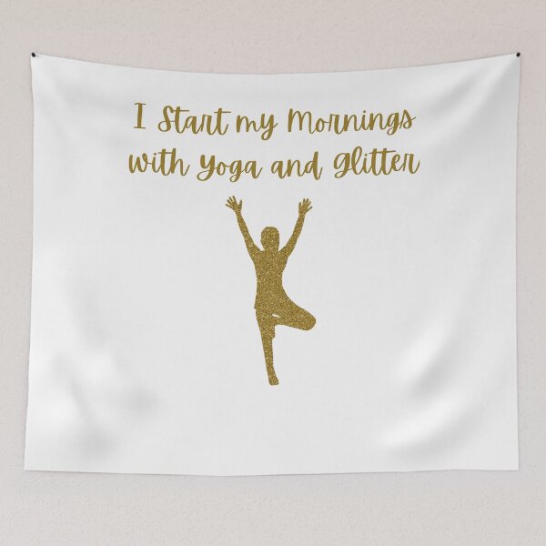 Item preview, Yoga and Glitter designed and sold by Poetic Patterns Studio.