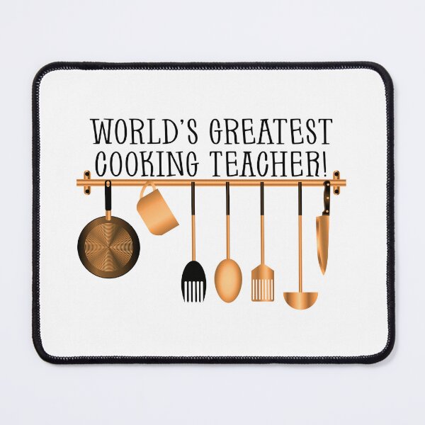 Item preview, World’s Greatest Cooking Teacher! (on White) designed and sold by PawsitiveMum.