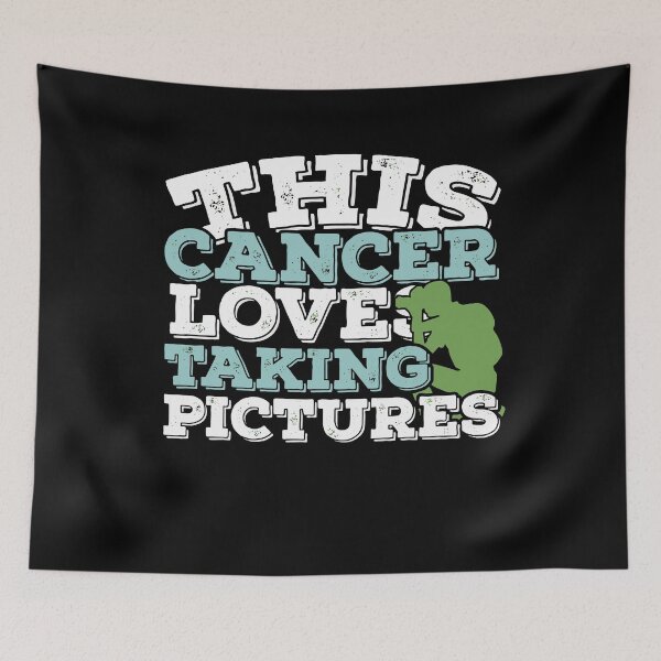 Item preview, Horoscope Zodiac Sign Cancer Loves Taking Pictures designed and sold by TheCrazyBear.