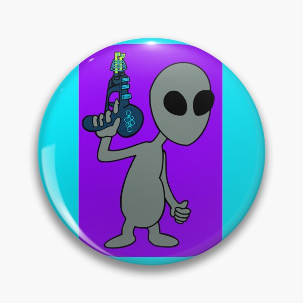 Item preview, Alien with ray gun designed and sold by AverageArtist1.