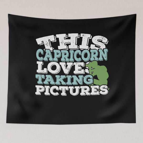 Item preview, Horoscope Zodiac Sign Capricorn Loves Taking Pictures designed and sold by TheCrazyBear.