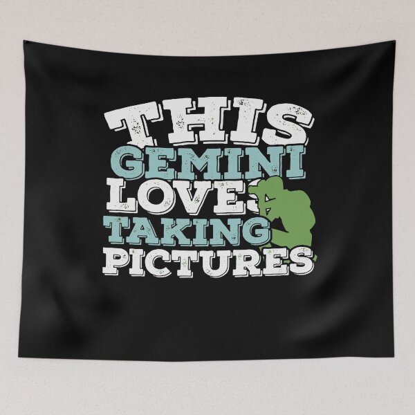 Item preview, Horoscope Zodiac Sign Gemini Loves Taking Pictures designed and sold by TheCrazyBear.