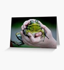 a Big bullfrog... Greeting Card