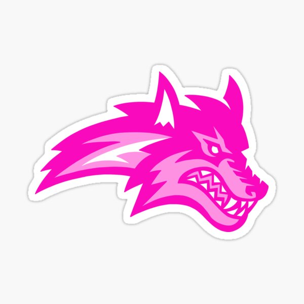 "Stony Brook University Pink Logo" Sticker by cs332 Redbubble