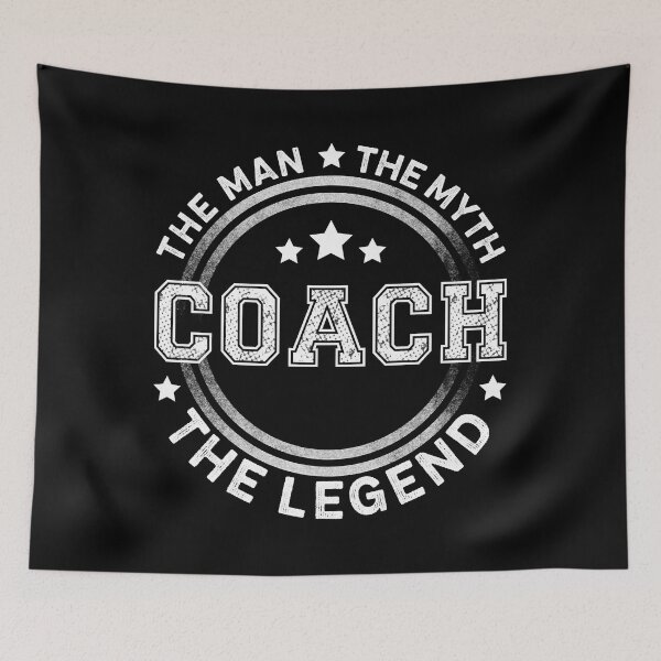Item preview, Coach The Man The Myth The Legend designed and sold by ibarrbeat.